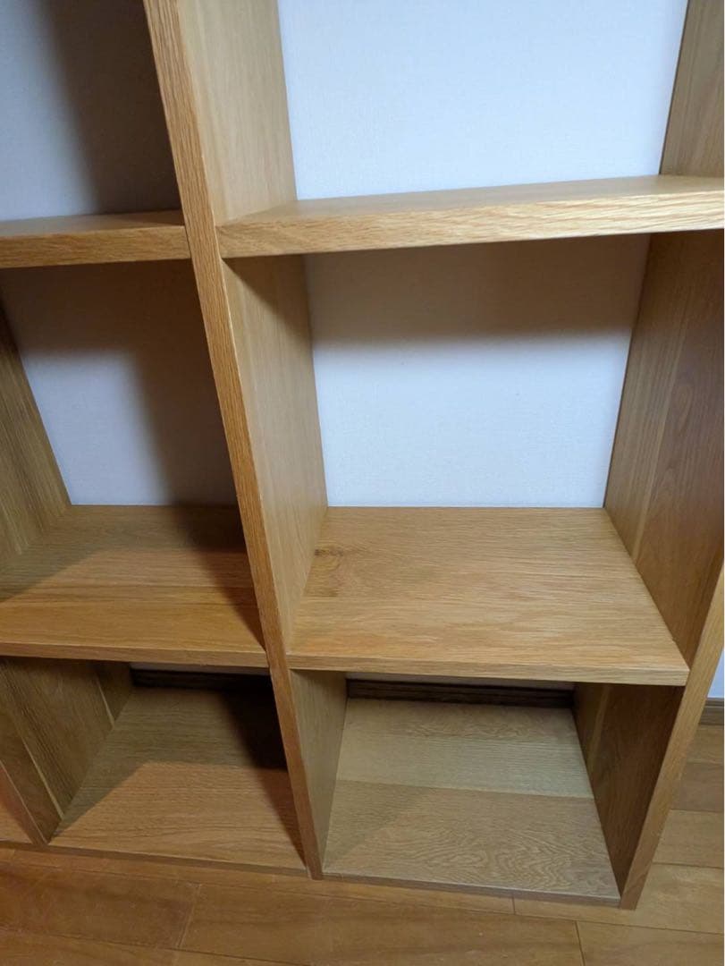 ■送料込■無印良品 スタッキングシェルフ 5×3 オーク 収納 木製棚