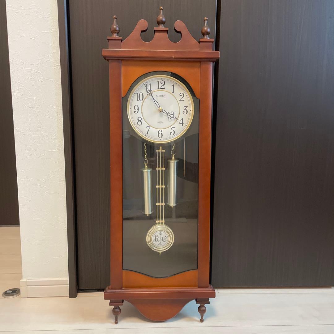 CITIZEN 振り子時計 報時付き 4MJ807-N06 ジャンク