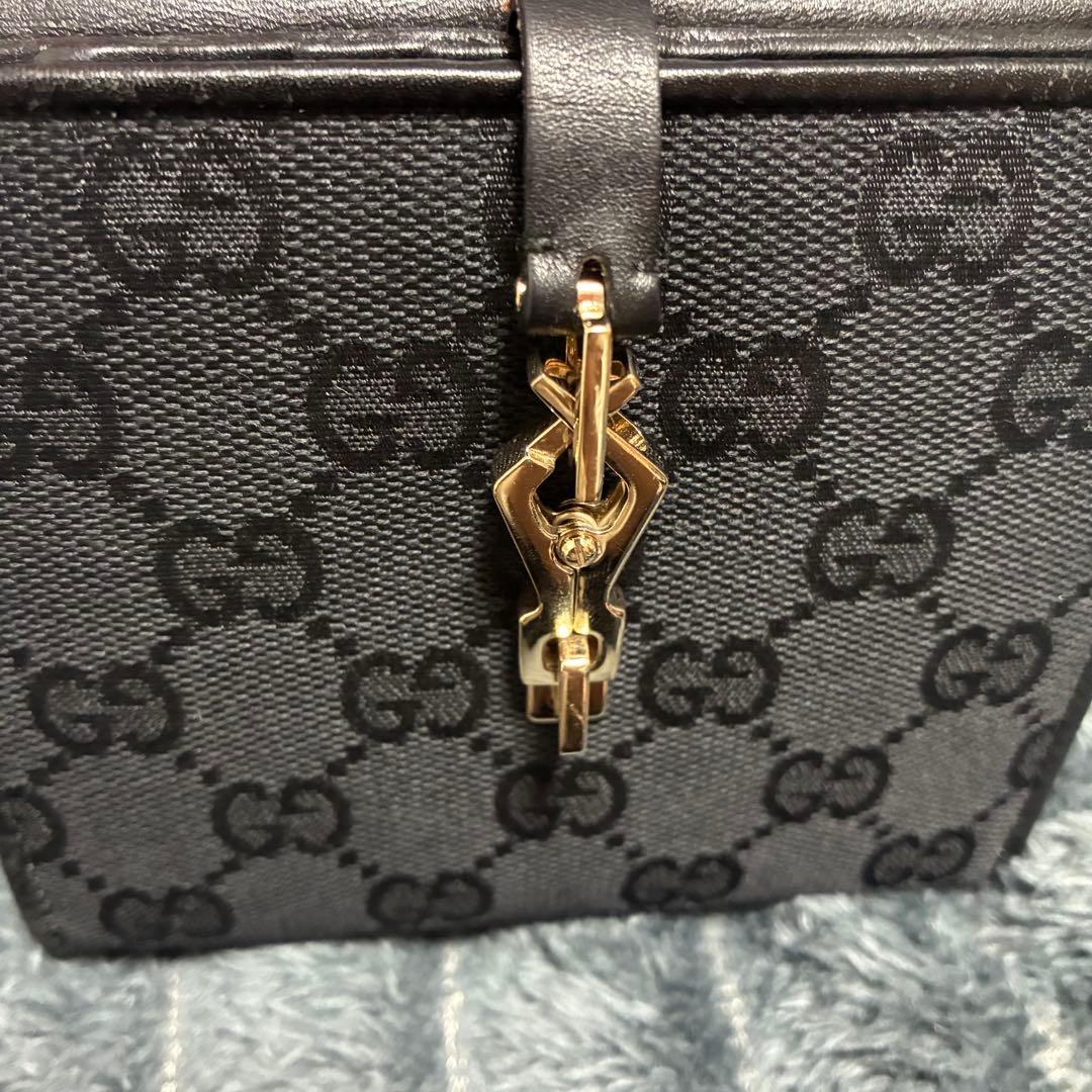 お*か様 GUCCI 二つ折り財布　ジャッキー　GGライン　刻印　箱付き グッチ