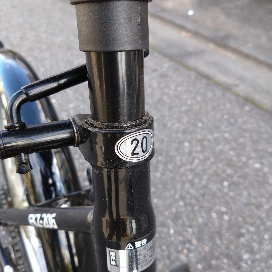 【マイ時計】KAZATO 折り畳み自転車 ブラック　20インチ