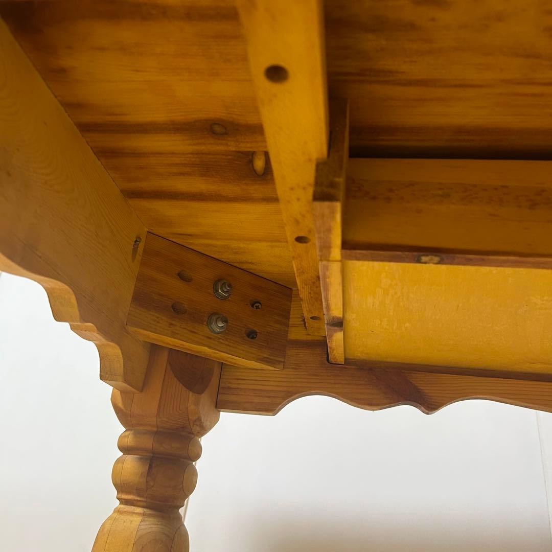 カントリー家具　デスク　パイン材　引き出し2 アンティークデスク　テーブル