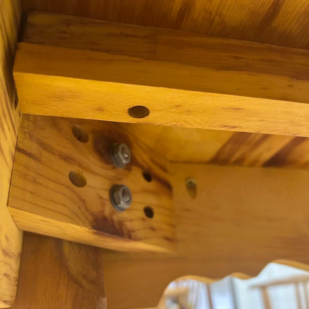 カントリー家具　デスク　パイン材　引き出し2 アンティークデスク　テーブル