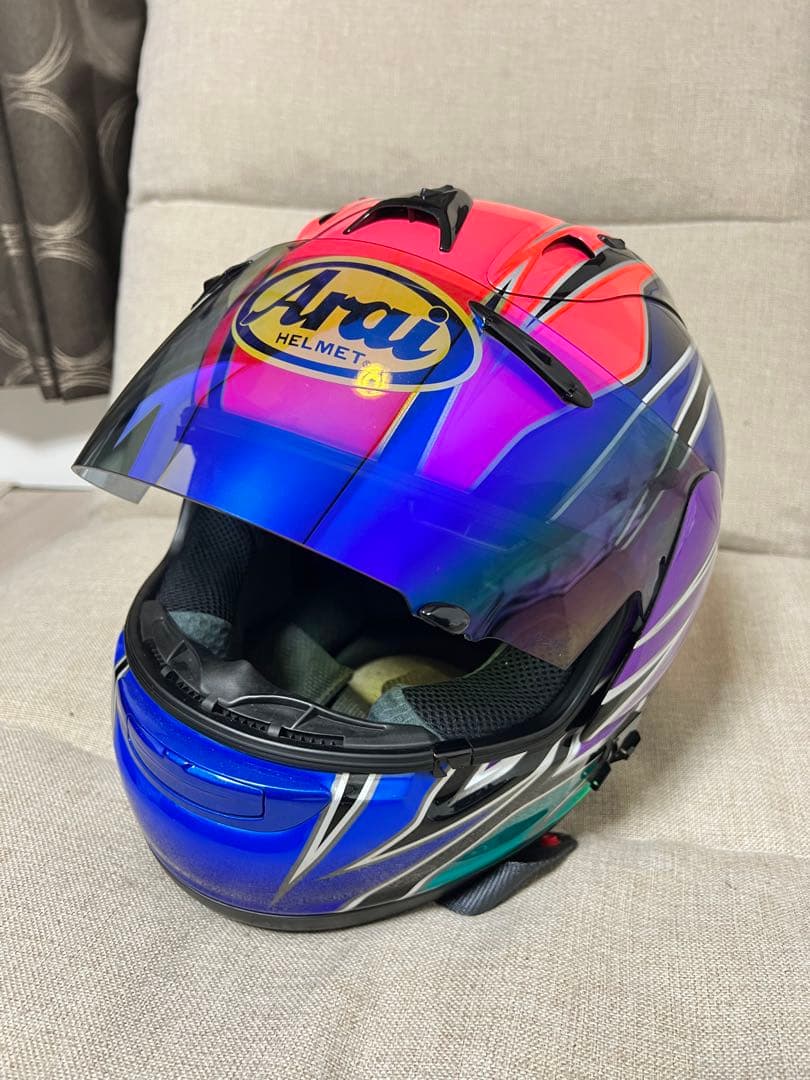 Arai フルフェイスヘルメット ピンク/ブルー