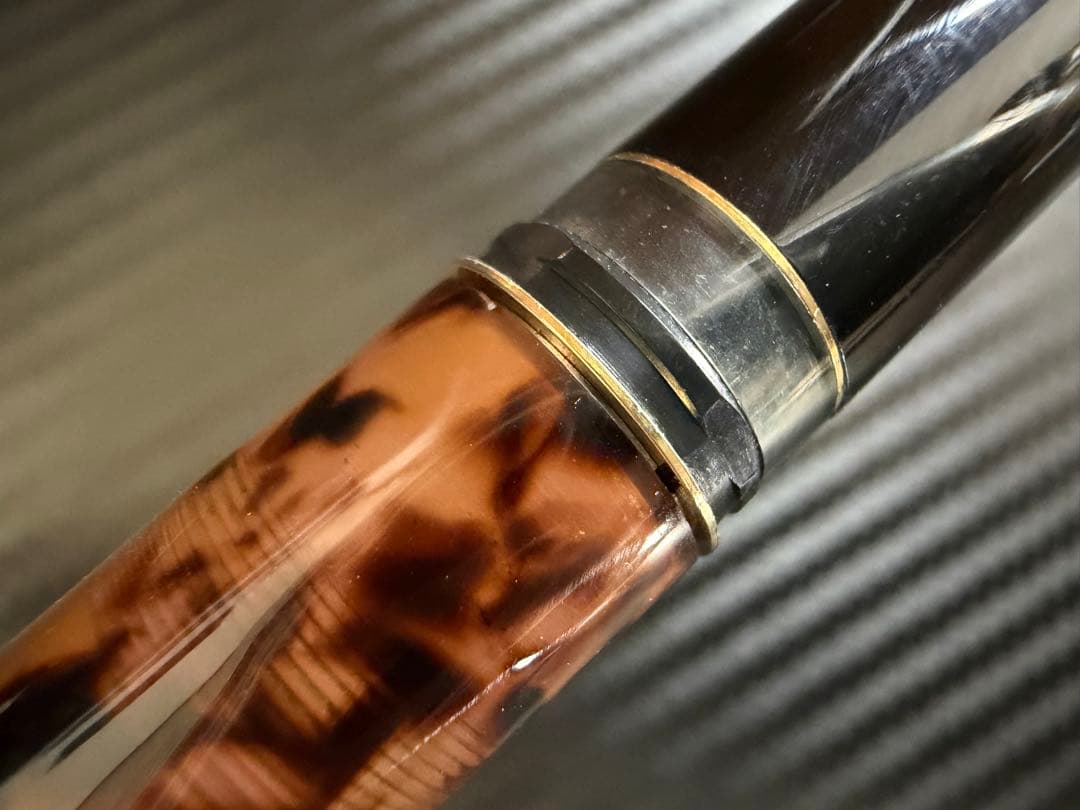 極美品 パイロット カスタム レガンス 初期型 B 太字 万年筆 ブラウン