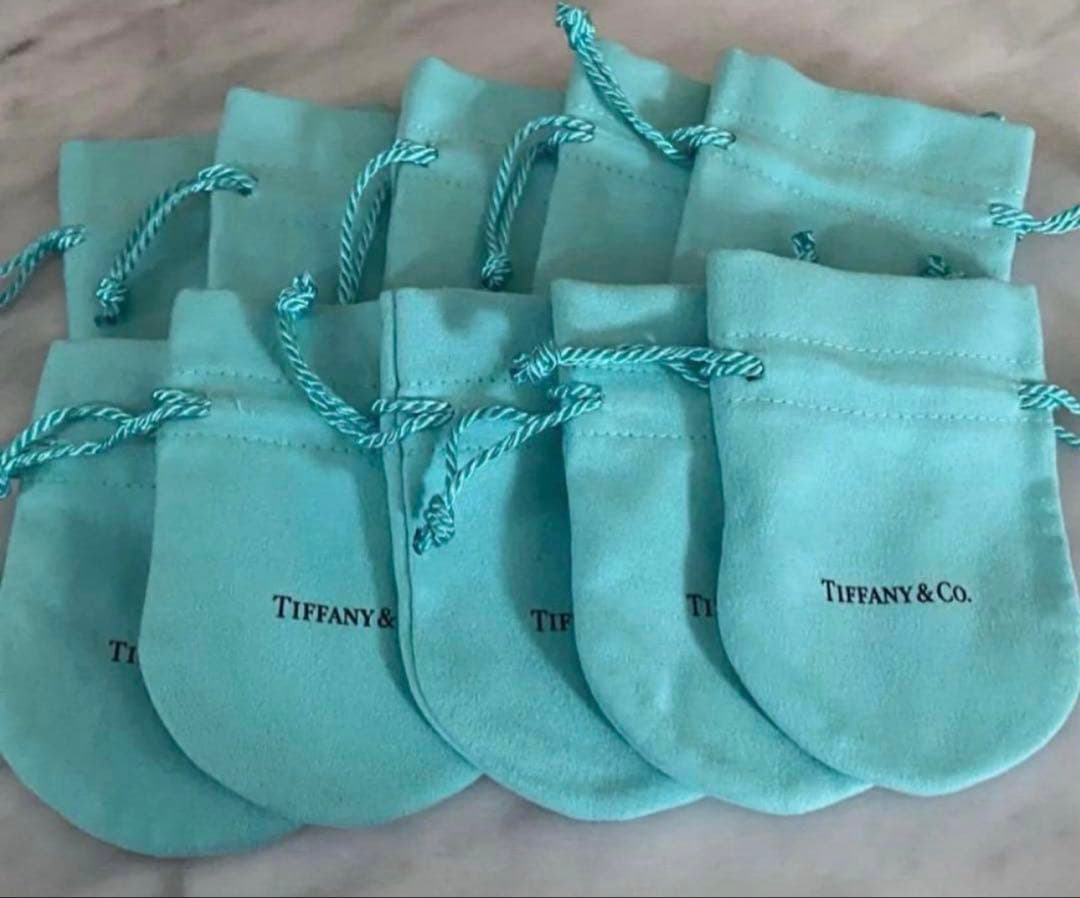 現行品Tiffanyティファニー巾着10枚