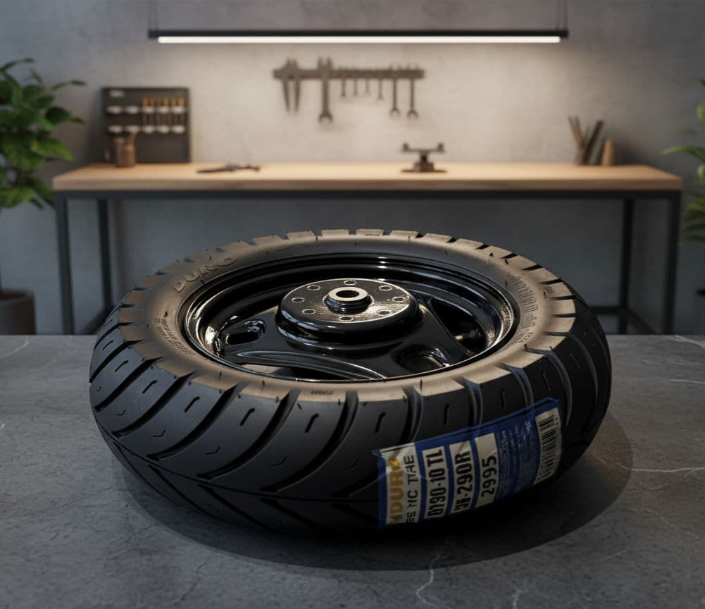 新品タイヤ付き アドレス V125/125G CF46A 新品リアホイール