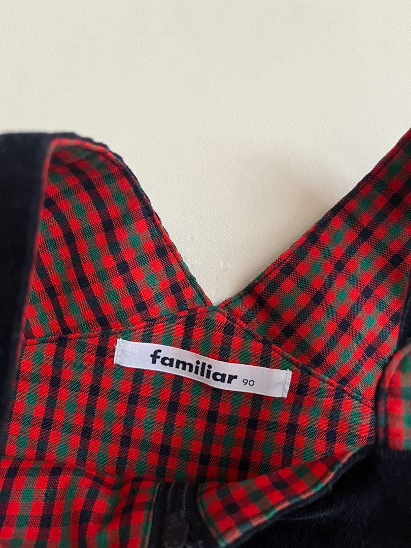 ファミリア　familiar 　ジャンパースカート　90