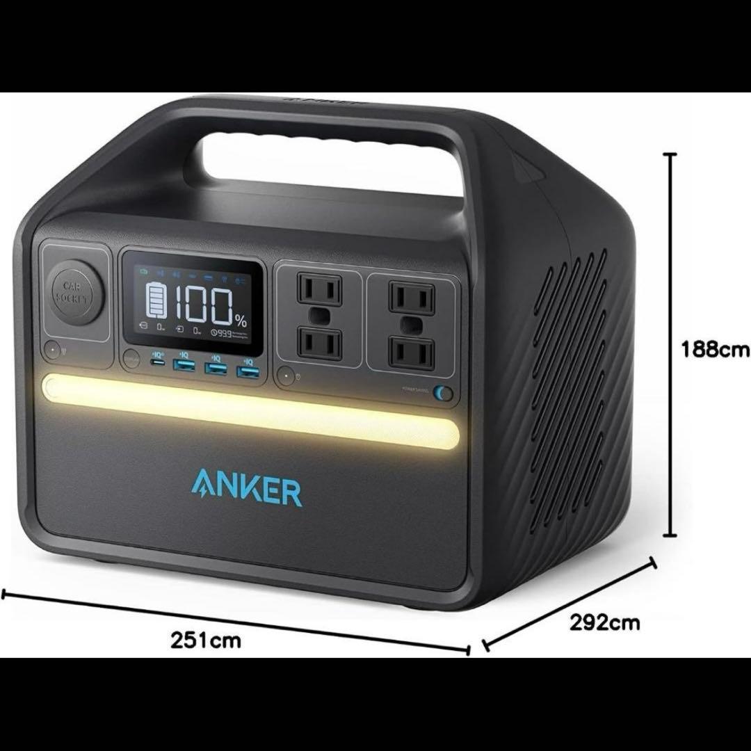 Anker 535 512Wh ポータブル電源 リン酸鉄 災害　車中泊