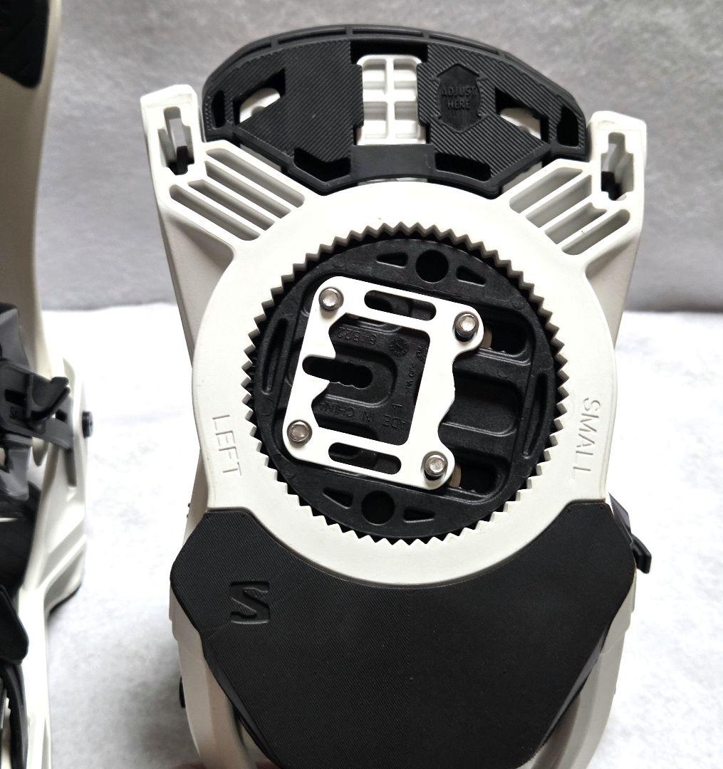 SALOMON RHYTHM ホワイト スノーボード ビンディング Sサイズ