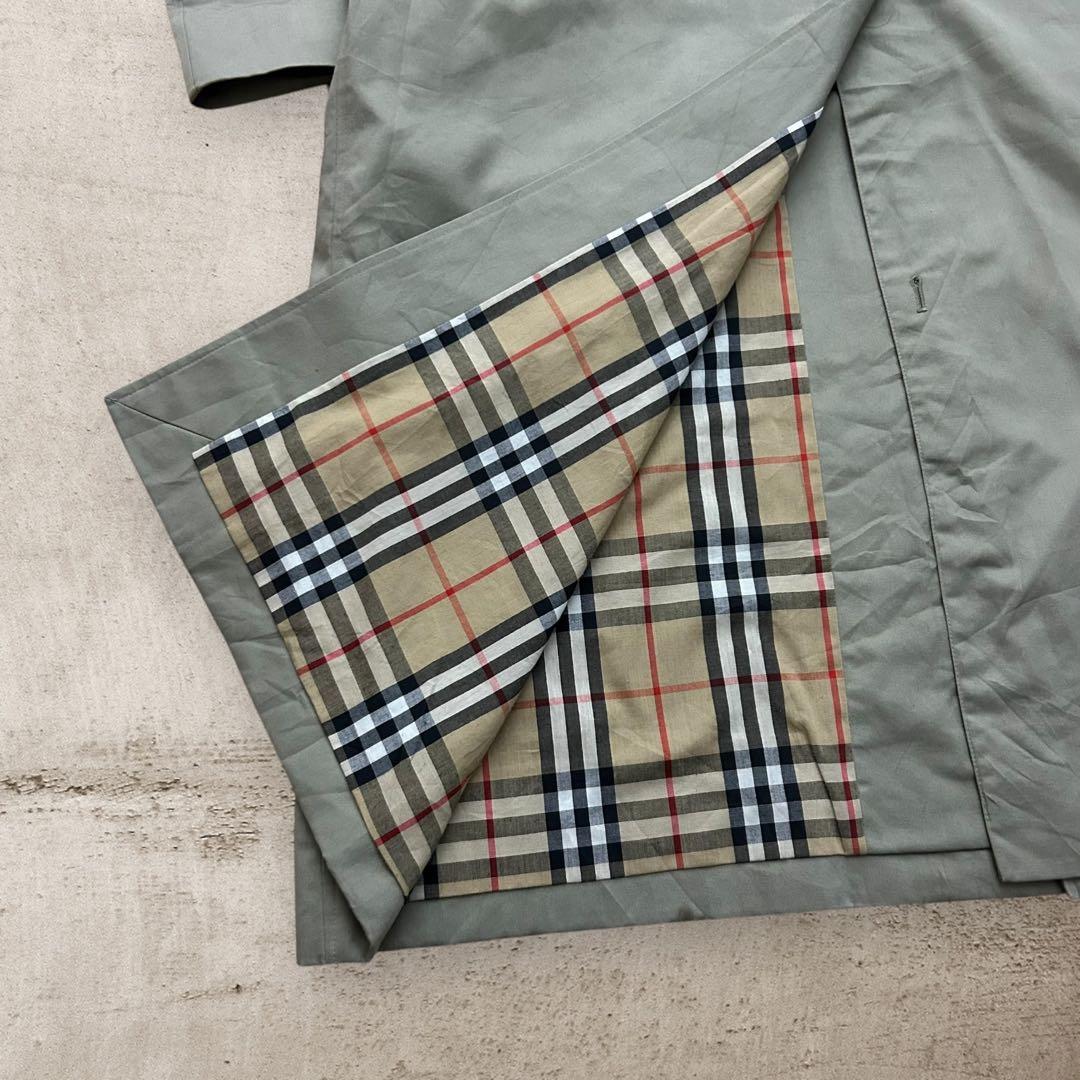 【希少】90sイングランド製バーバリーロンドンバルマカンコート古着