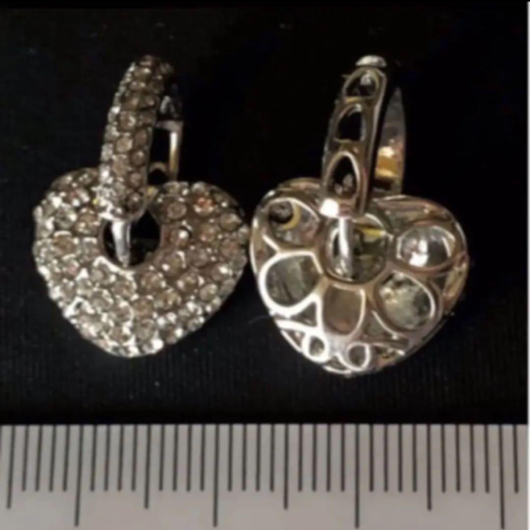 ❤️スワロフスキー❤️ぶっくりかわいい　ハートパヴェ 上品華やか