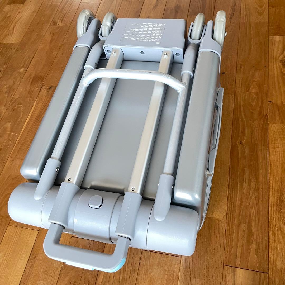 子供用　乗れるスーツケース　キッズ キャリーケース 40L大容量 ブルー