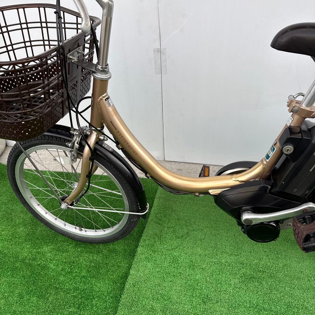 トリタノ電動アシスト自転車20インチ ゴールド