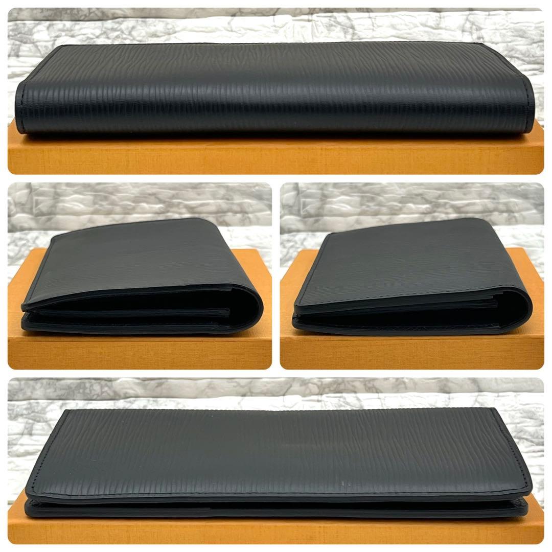 ★新品に近い★　ルイヴィトン　長財布　エピ　ポルトフォイユ　ブラザ　メンズ