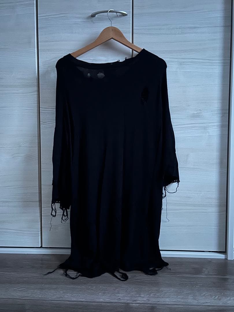 KAMIYA カミヤ Words Printed Knit Tee Tシャツ