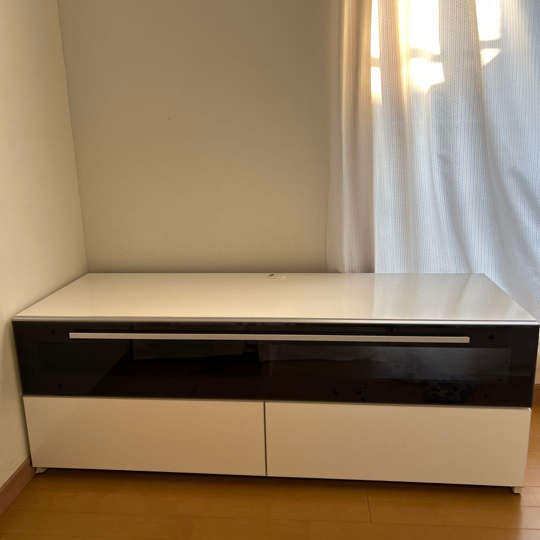 Pamouna テレビボード 120cm幅　パールホワイト