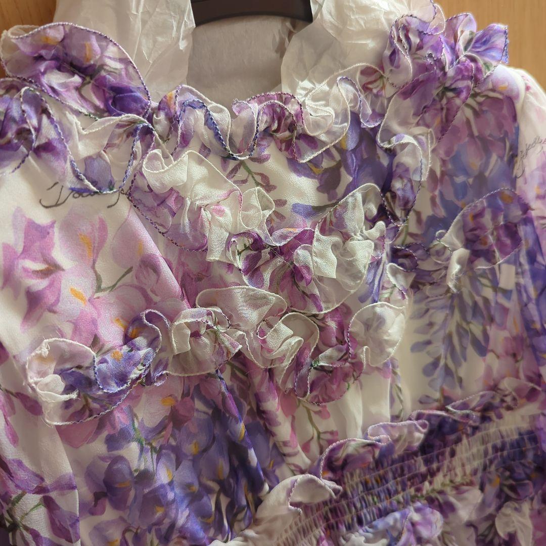 Dolce & Gabbana 花柄長袖ドレス