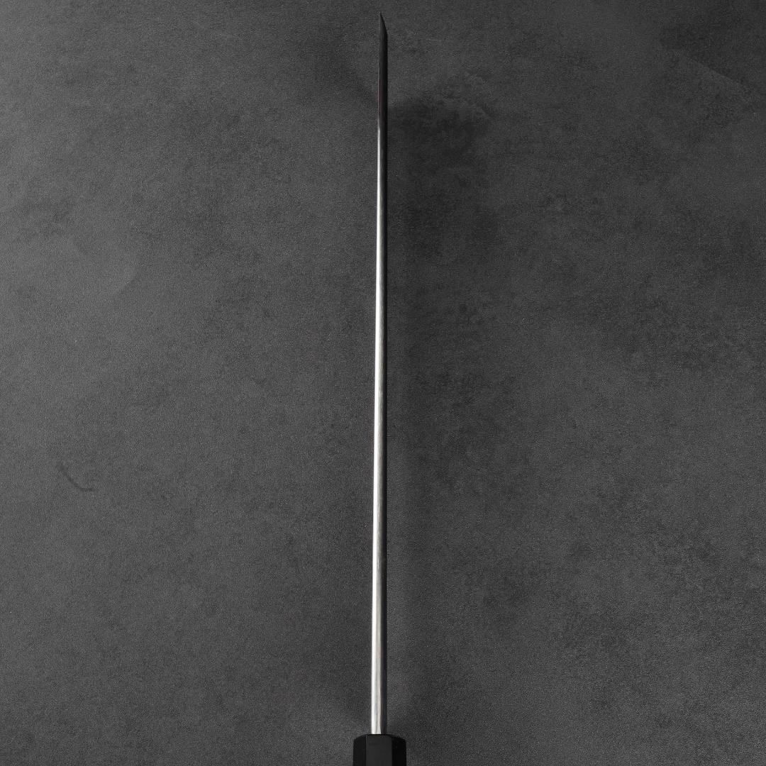 6766 限定セール 大出刃包丁 9寸 刺身包丁 本出刃 黒檀黒水牛角八角柄