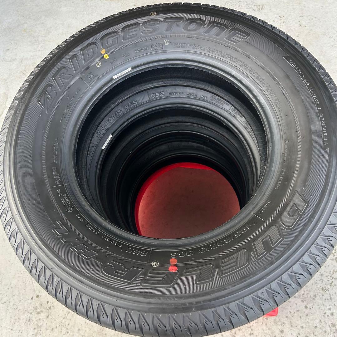 中古タイヤ195/80R15 ブリヂストン　ジムニーノマド、シエラ純正4本セット