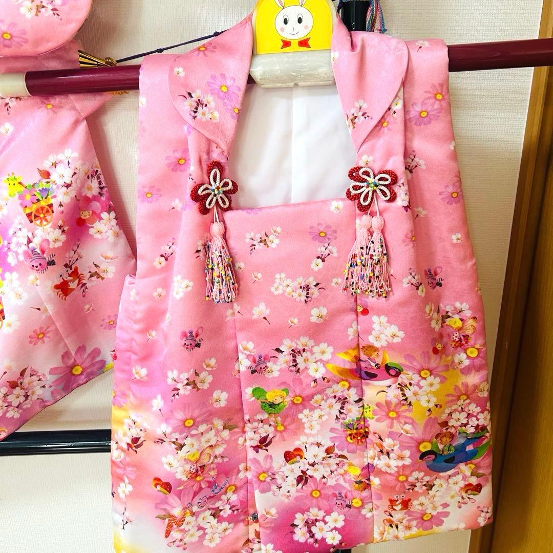 RNo.114 七五三　3歳　　被布フルセット　　永田萌