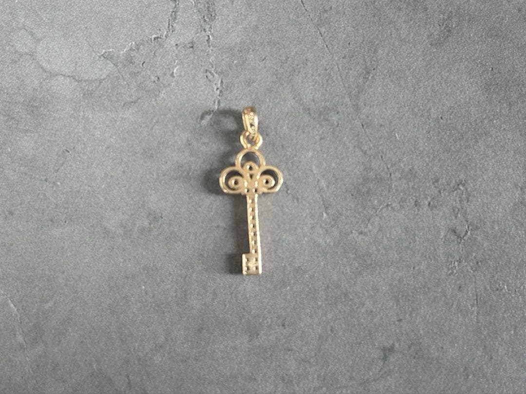 【美品】AVALANCHE t-Ace 鍵　ネックレストップ　10K