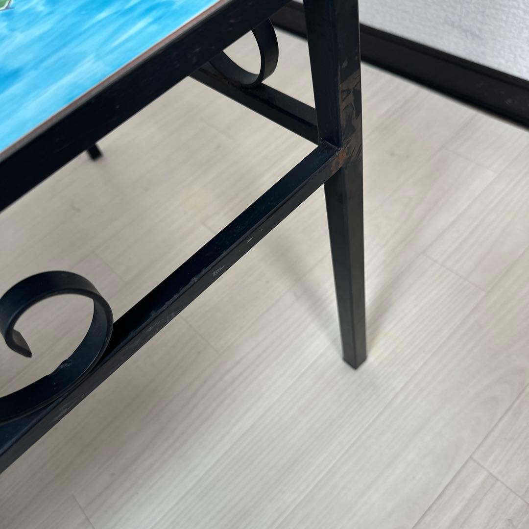 LA MUSA社 ラムーザ シチリア島 ハンドメイド センターテーブル※i4※