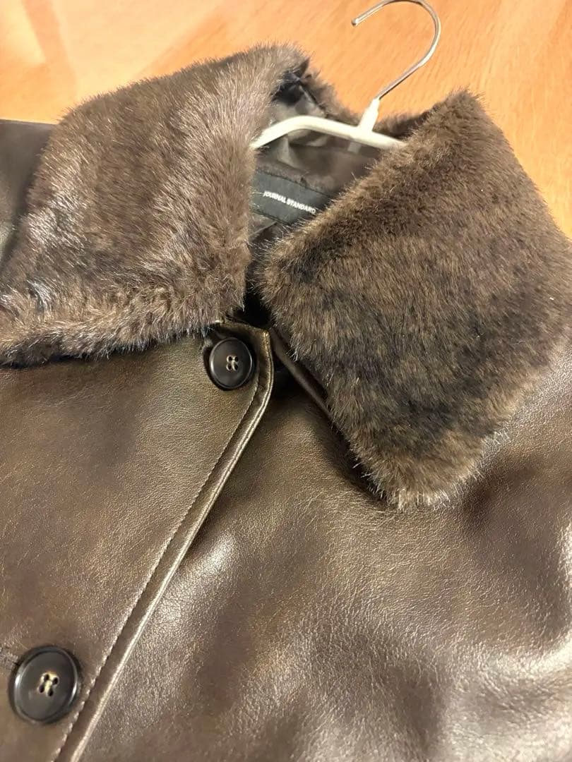 最終値下げJOURNALSTANDERD ウォッシャブルフェイクレザージャケット