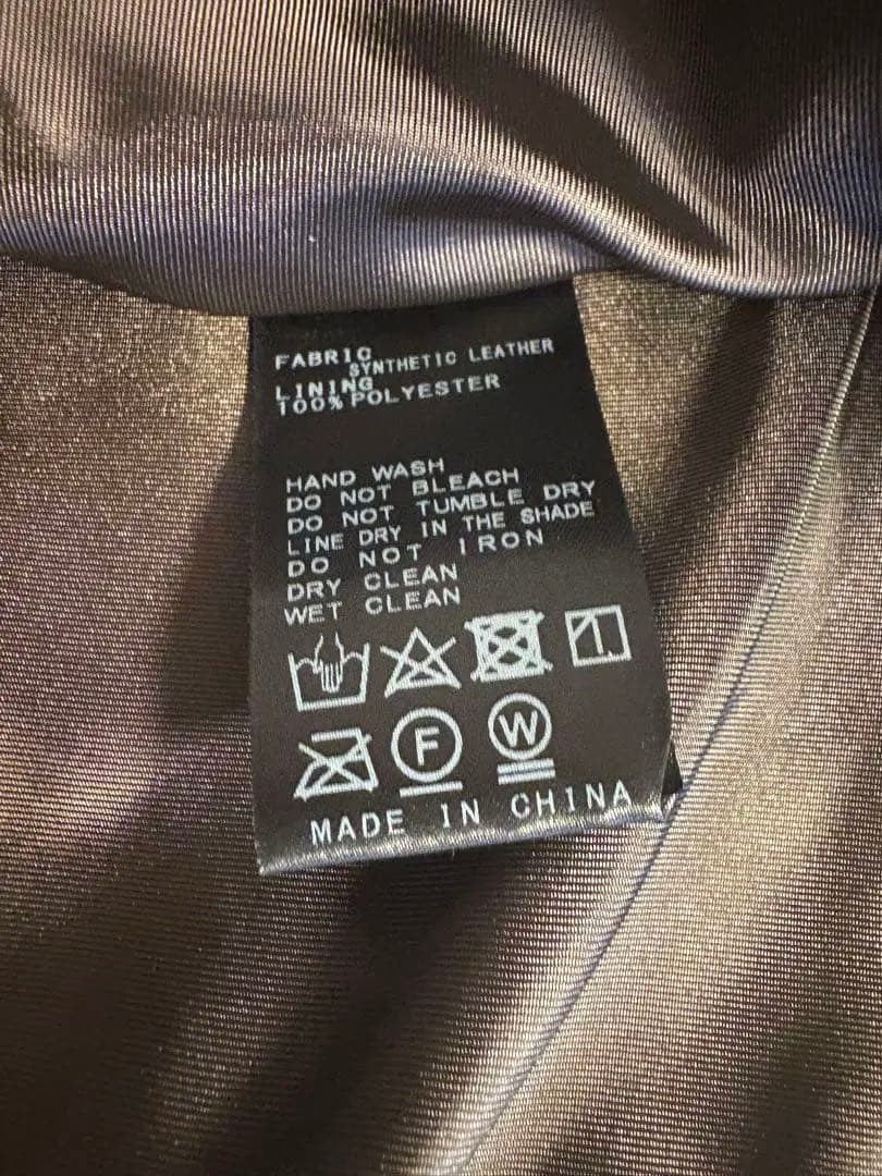 最終値下げJOURNALSTANDERD ウォッシャブルフェイクレザージャケット