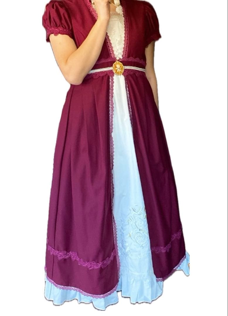 Surfacespell エンパイアドレス　ワンピース　エンジ