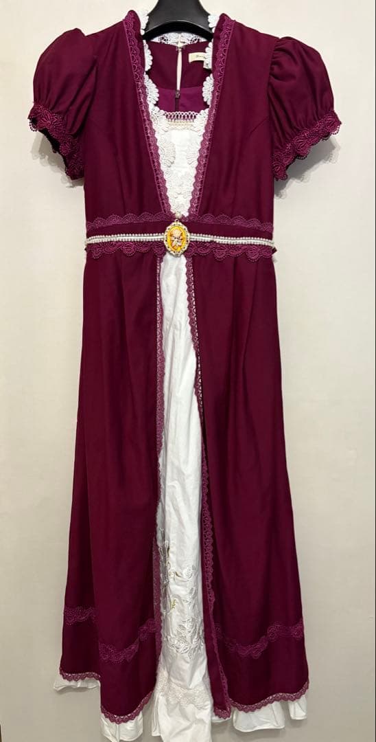 Surfacespell エンパイアドレス　ワンピース　エンジ