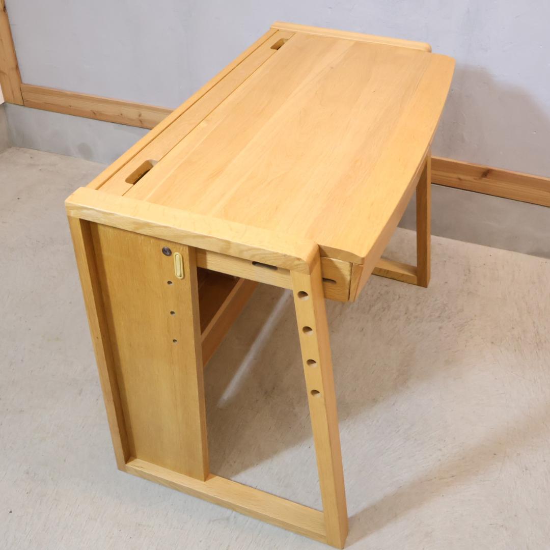 マルニ フレンディ ステップⅡ オーク 学習机 デスク 事務机 パーソナルデスク