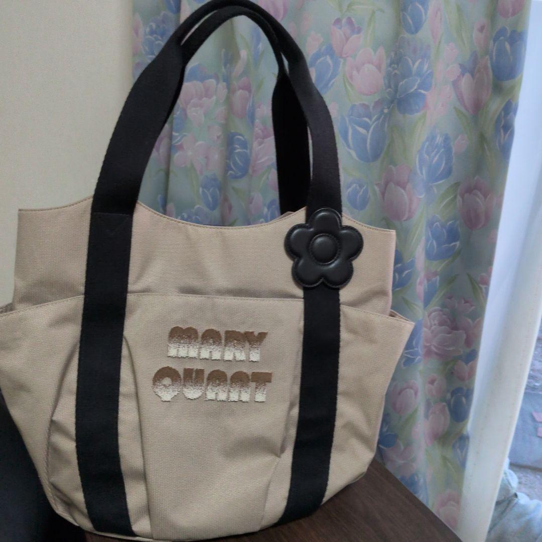 MARY QUANT 　トートバッグ ベージュ
