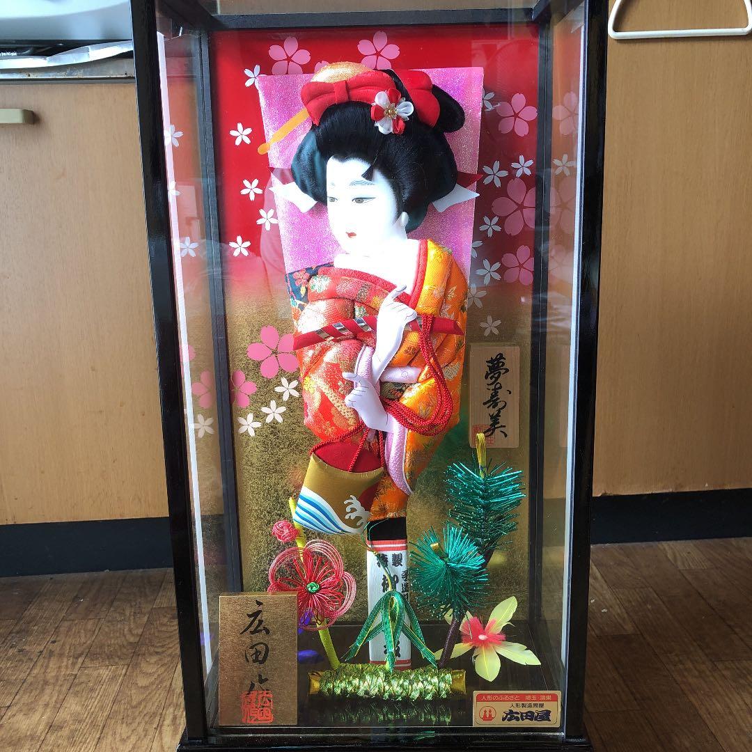 夢寿美（ガラスケース入り羽子板）