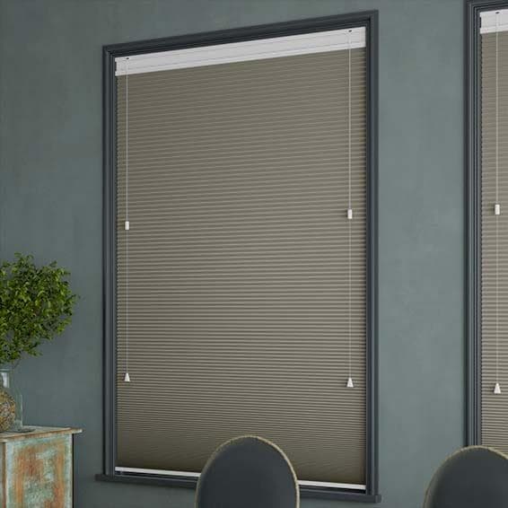 【最終値下げ】未使用　ハニカムシェード　ブラウングレー　118.5×57