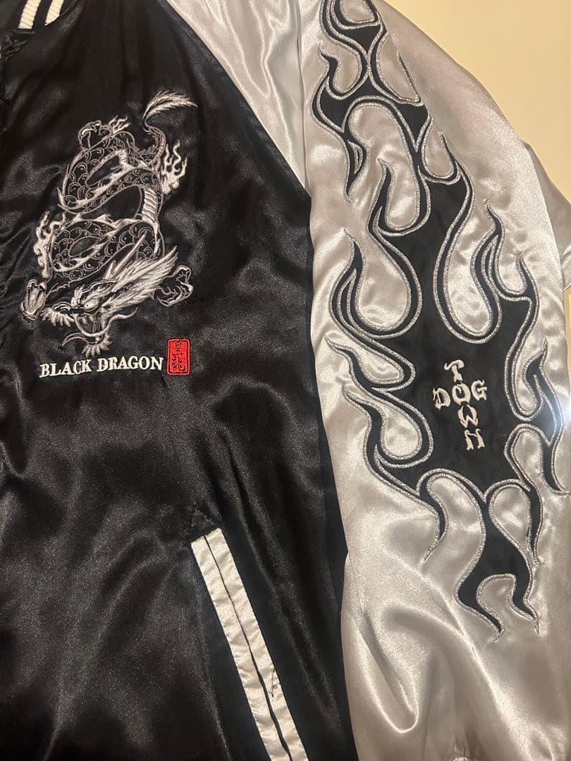 DOG TOWN ドッグタウン　黒龍　スカジャン　X-large