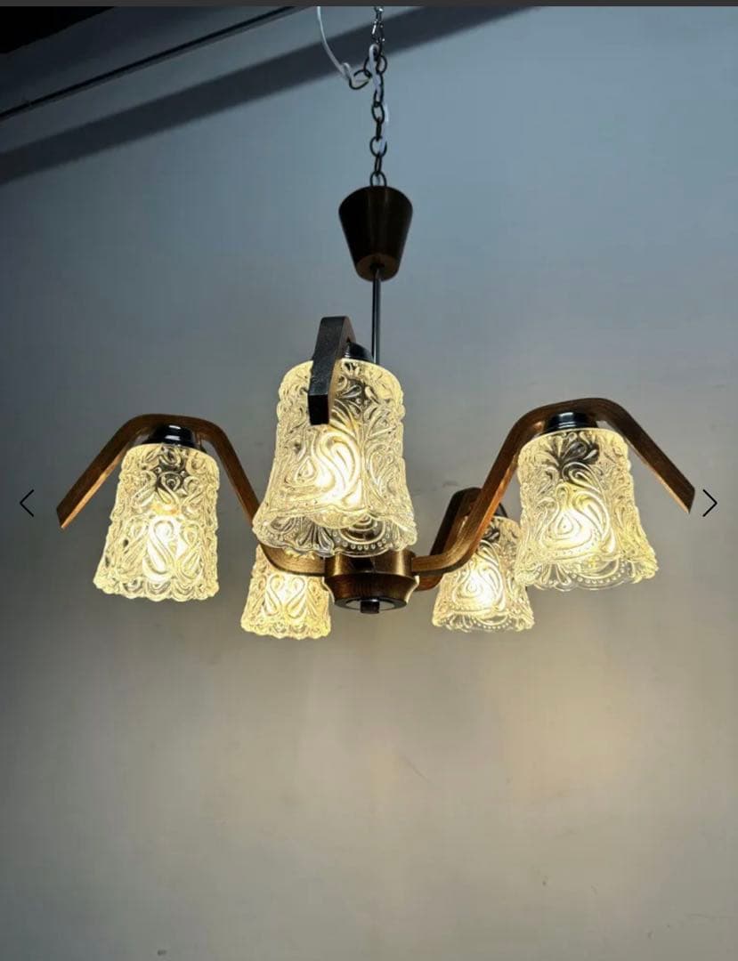 1960's DŘEVO v.d.Humpolec社製ヴィンテージ シャンデリア