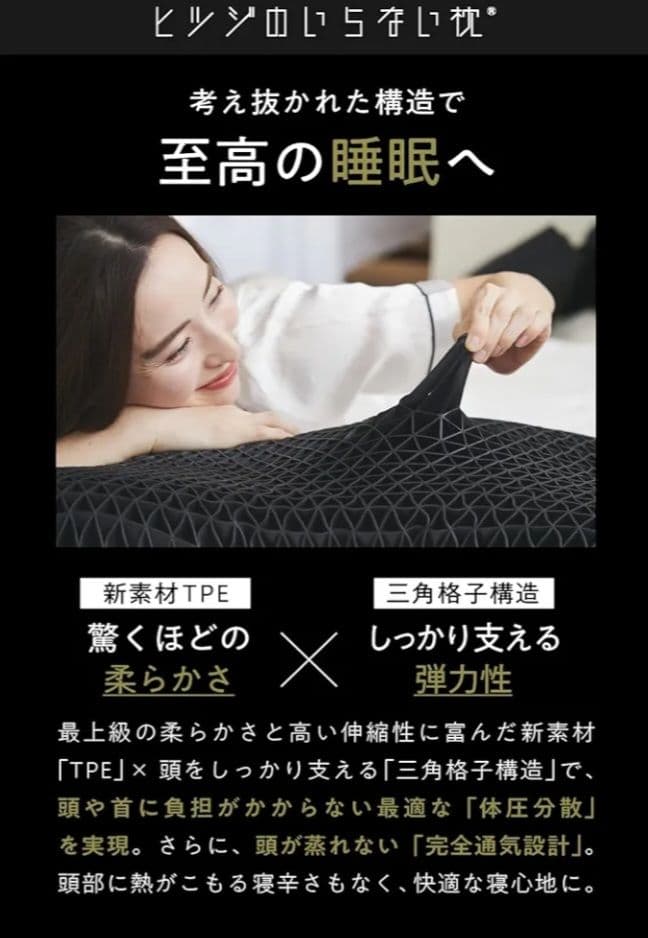 BIG プレミアムモデル ヒツジのいらない枕 枕カバー付き　極柔　2つセット