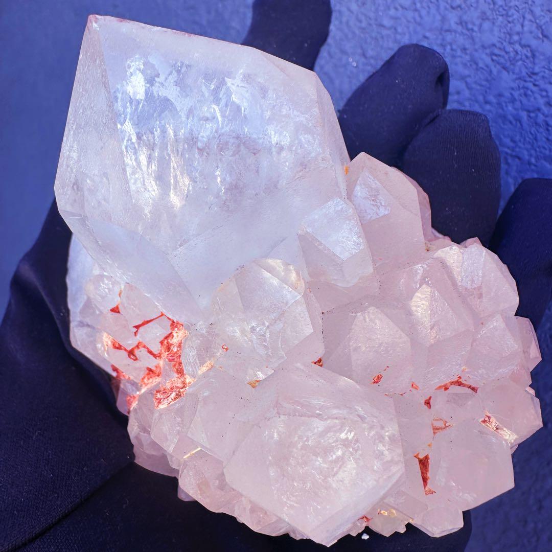 爆アレ❗️可愛いピンク♡超綺麗マダガスカル産パイナップルピンククラスターA1514