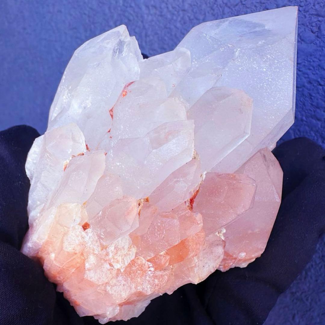 爆アレ❗️可愛いピンク♡超綺麗マダガスカル産パイナップルピンククラスターA1514