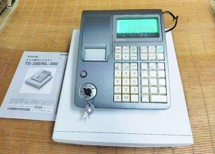 カシオレジスター　TE-340/NL300　フル設定無料 016668