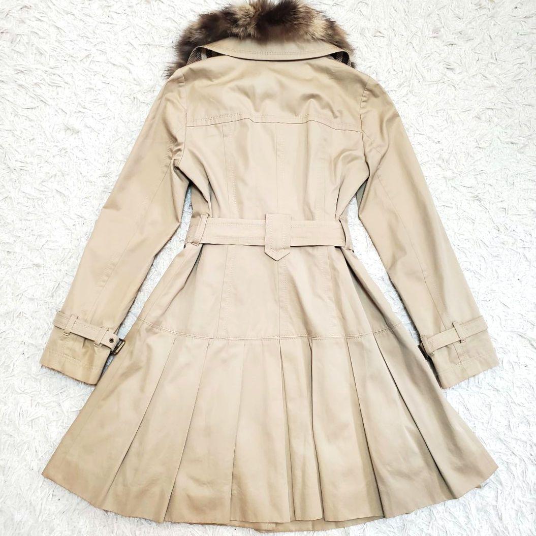 美品 バーバリーロンドン トレンチコート プリーツ ライナー付　ノバチェック