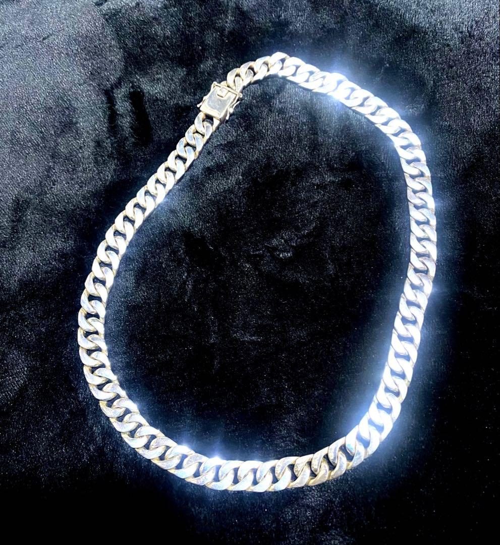 シルバー925刻印有り/ネックレス/マイアミ/55cm/170g