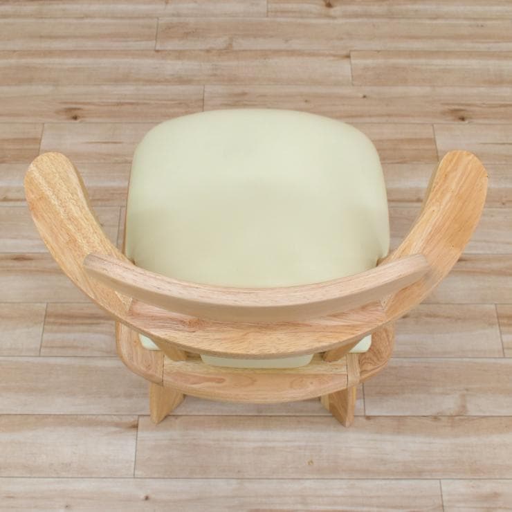 TR DC SC　8脚　アームチェア　回転式　ナチュラル