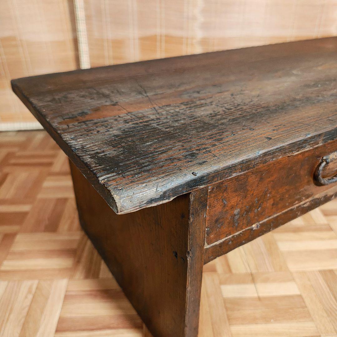 文机　小引き出し　座卓　昭和レトロ　古家具