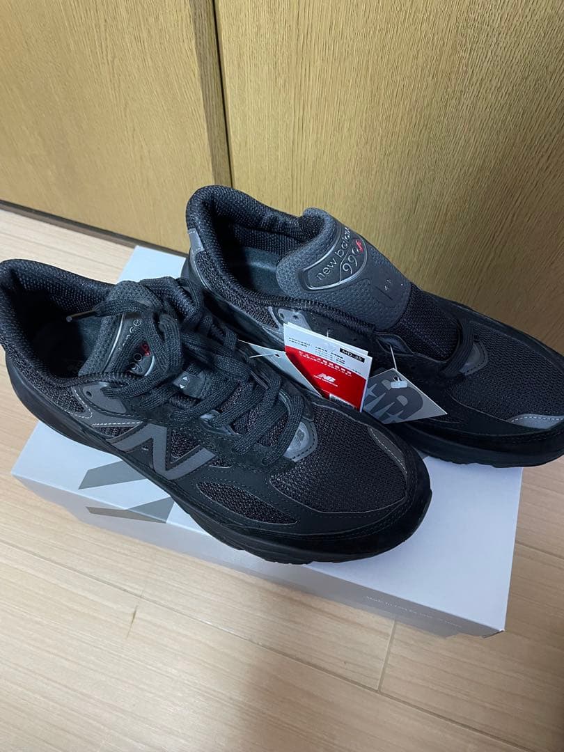 【値下げ 新品】New Balance 990V6 トリプルブラック 27cm