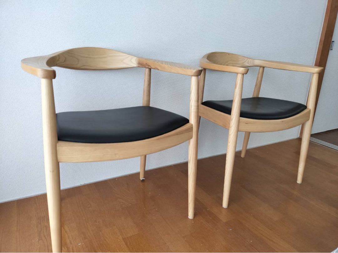 ザ・チェアー the Chair リプロダクト品 ハンス・J・ウェグナー　2脚