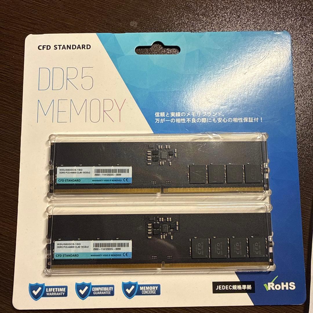 新品　CFD DDR5 5600メモリー 32GB (16×2)
