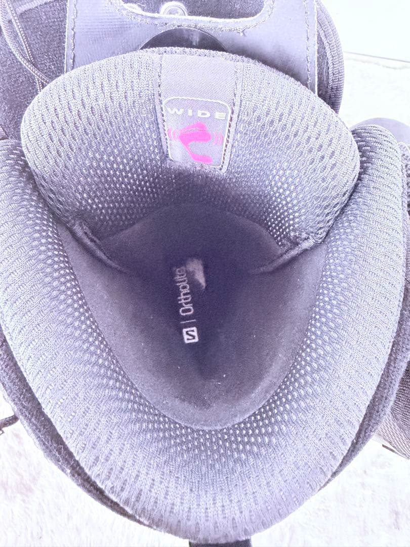 綺麗です♪SALOMON DIALOGUE WIDE 25cm 幅広 甲高ブーツ