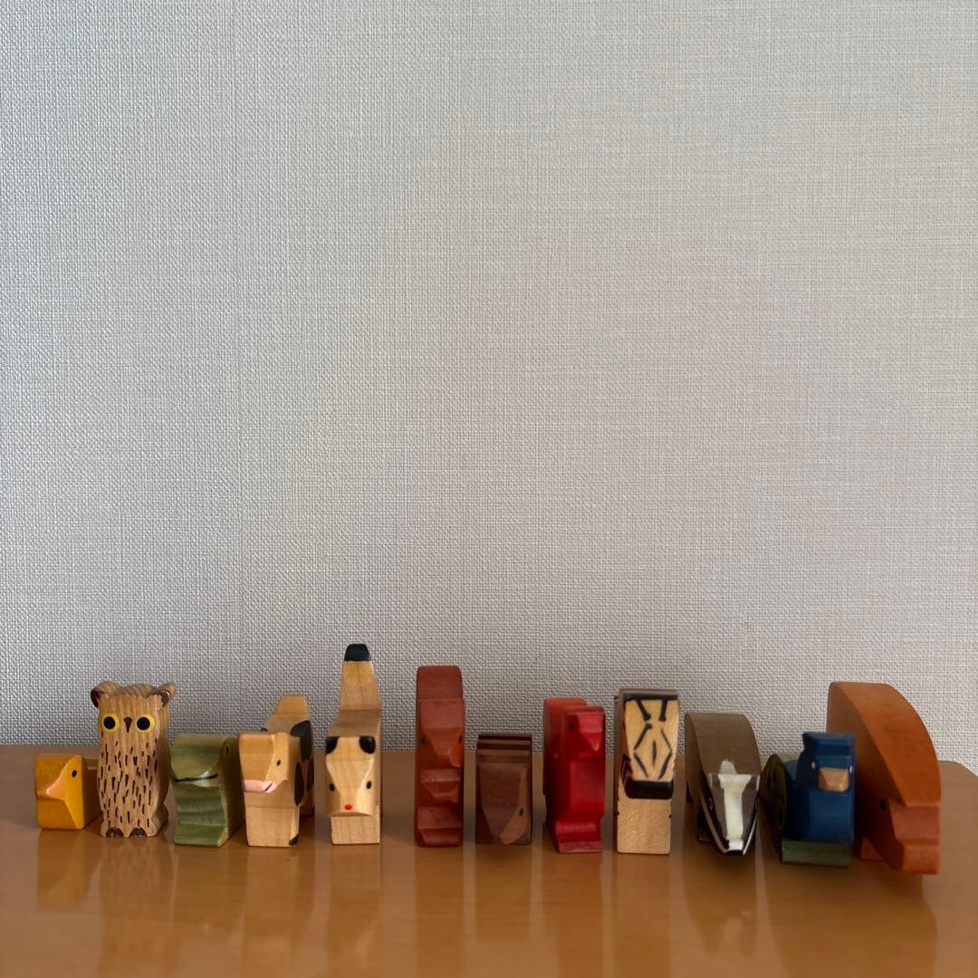 スピールフォーム Spielform 赤い屋根の家 飾り棚 動物 12種