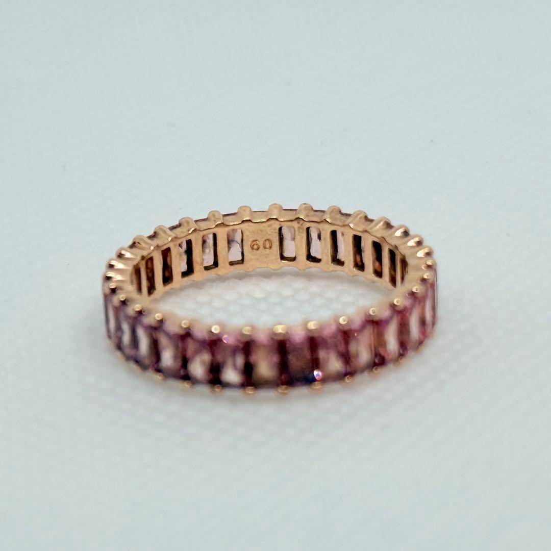 J*様 SWAROVSKI マトリックス リング サイズ60 ピンク スワロフ